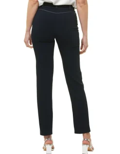 Jegging droit bleu marine