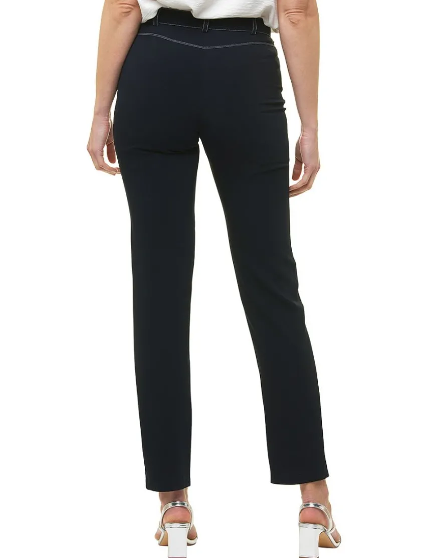 Jegging droit bleu marine