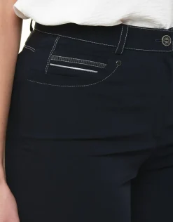 Jegging droit bleu marine