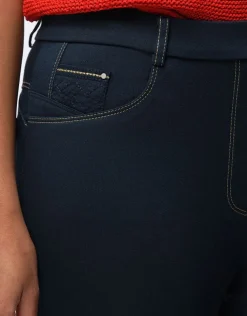 Jegging 7/ème bleu marine