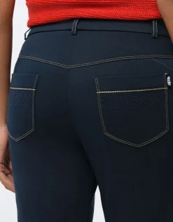 Jegging 7/ème bleu marine