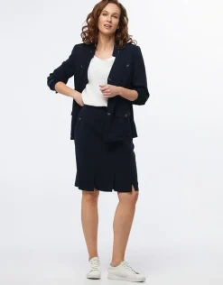 Jupe chic bleu marine