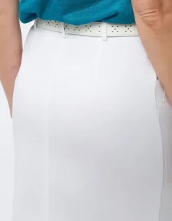 Jupe chic coton blanc