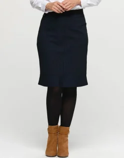 Jupe chic noir bleu
