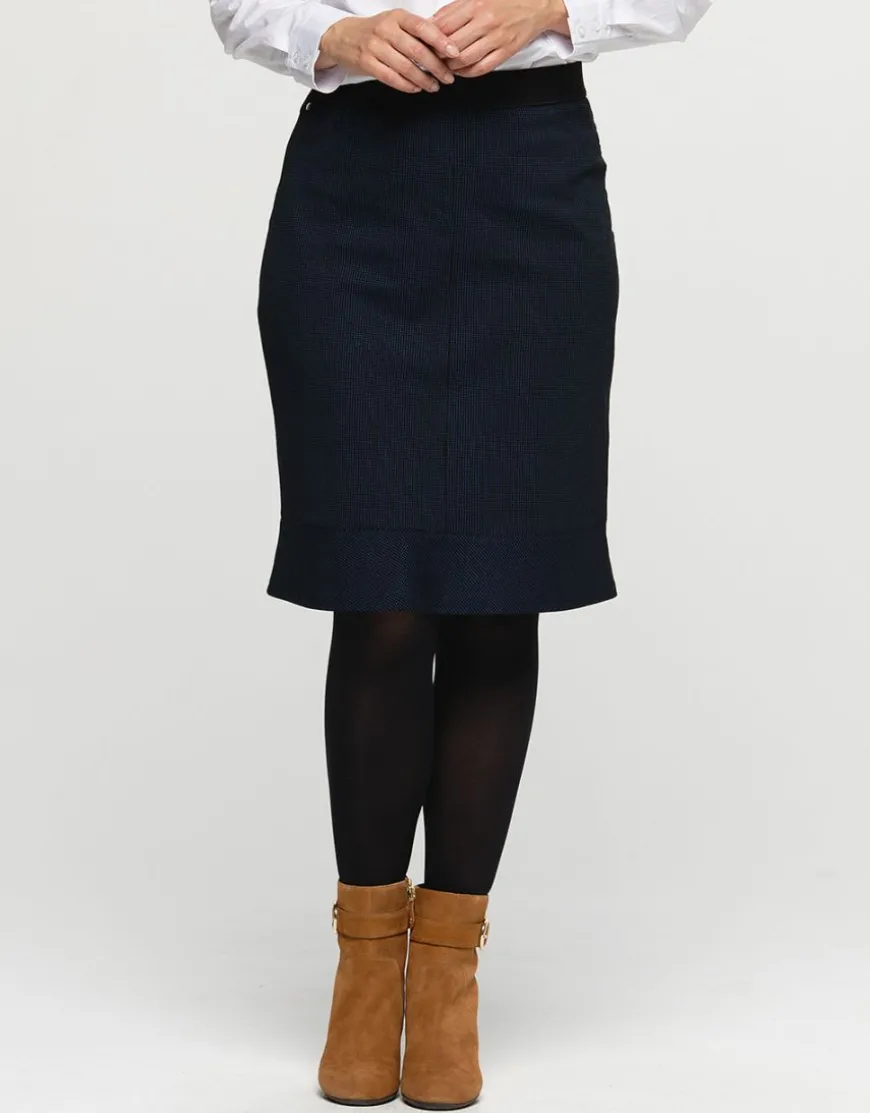 Jupe chic noir bleu