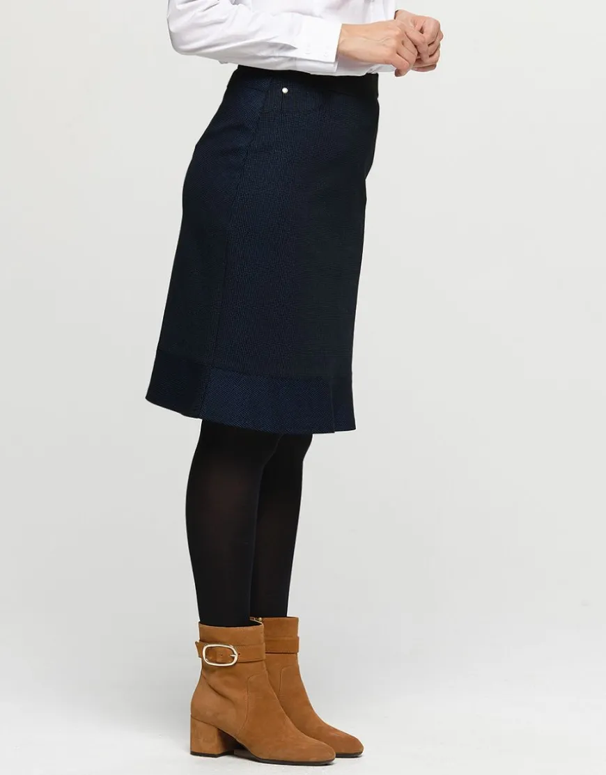Jupe chic noir bleu