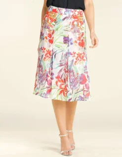 Jupe chic voile imprimé