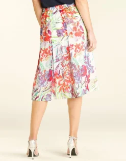 Jupe chic voile imprimé