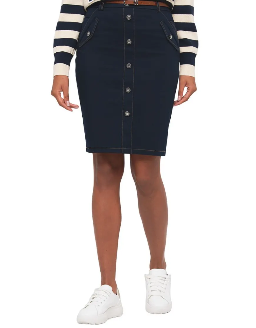 Jupe jean chic
