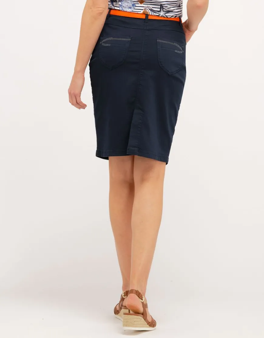Jupe jean chic bleue