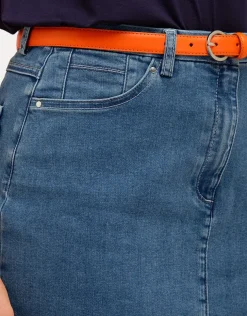 Jupe jean stretch