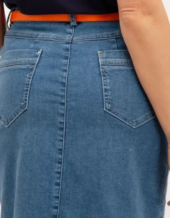 Jupe jean stretch