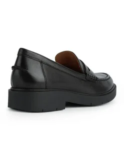 Mocassin 100% cuir noir GEOX