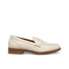 Mocassin cuir lisse beige GEOX