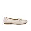 Mocassin léger cuir blanc GEOX