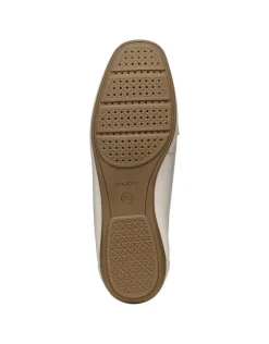 Mocassin léger cuir blanc GEOX