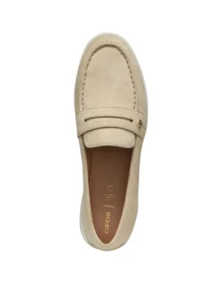 Mocassin léger daim beige GEOX
