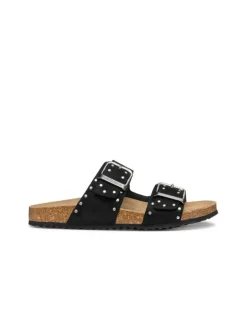 Mules plates noir GEOX