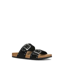 Mules plates noir GEOX