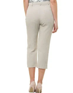 Pantacourt beige tailleur