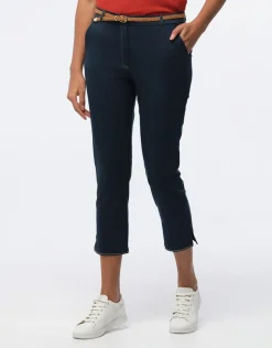 Pantacourt coton jean