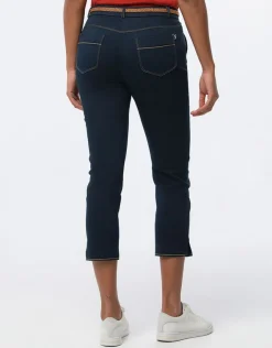 Pantacourt coton jean