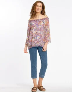 Pantacourt denim stretch