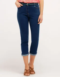 Pantacourt jean stretch