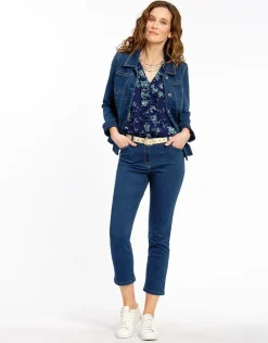 Pantacourt jean stretch