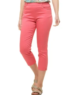 Pantacourt jegging corail