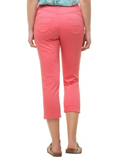 Pantacourt jegging corail