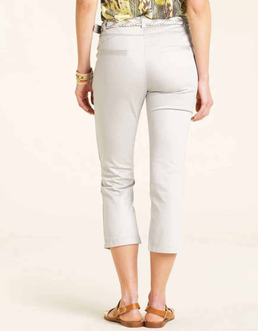Pantacourt stretch gris