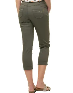 Pantacourt vert kaki