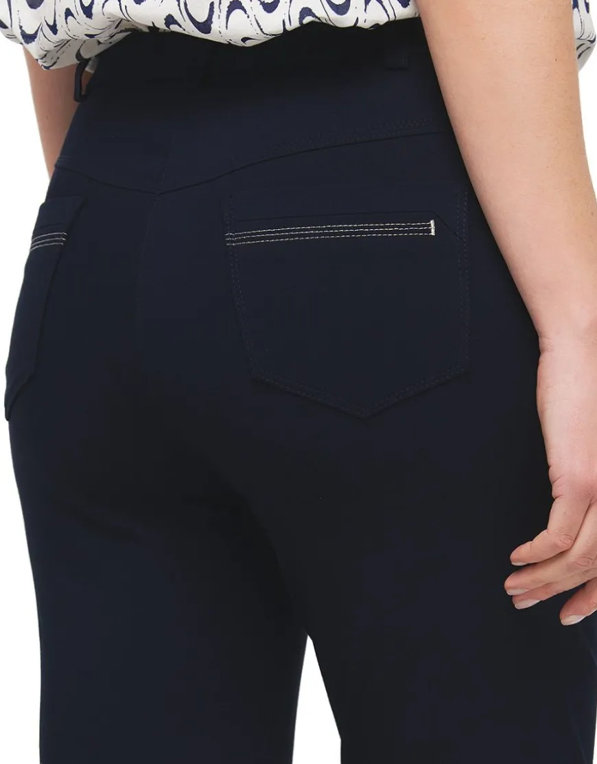 Pantalon bleu marine 7/8e