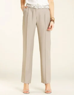 Pantalon chic taupe