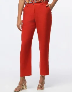 Pantalon chic terracotta