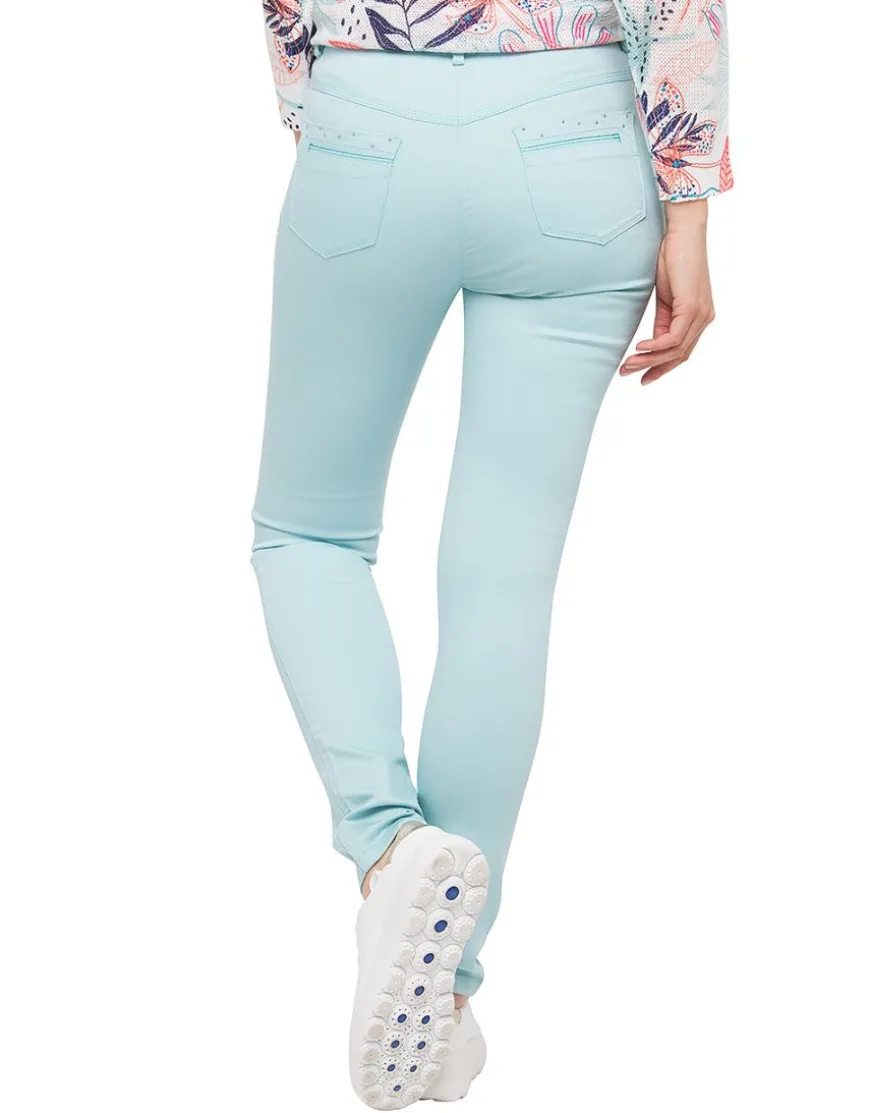 Pantalon coton bleu
