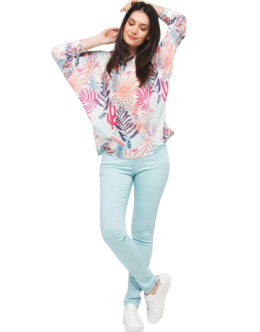 Pantalon coton bleu