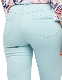 Pantalon coton bleu