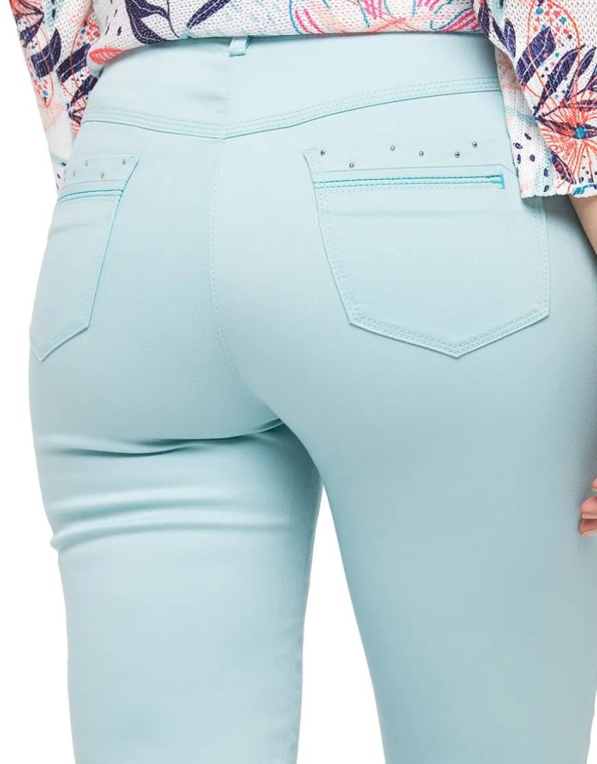 Pantalon coton bleu