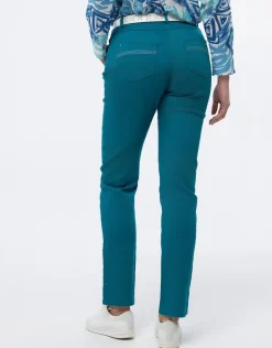 Pantalon coton émeraude