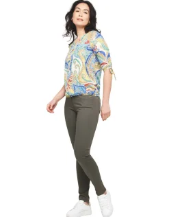 Pantalon coton vert kaki
