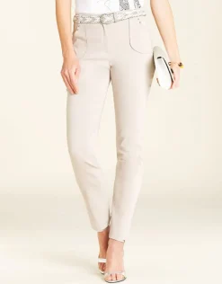Pantalon 7/8e beige