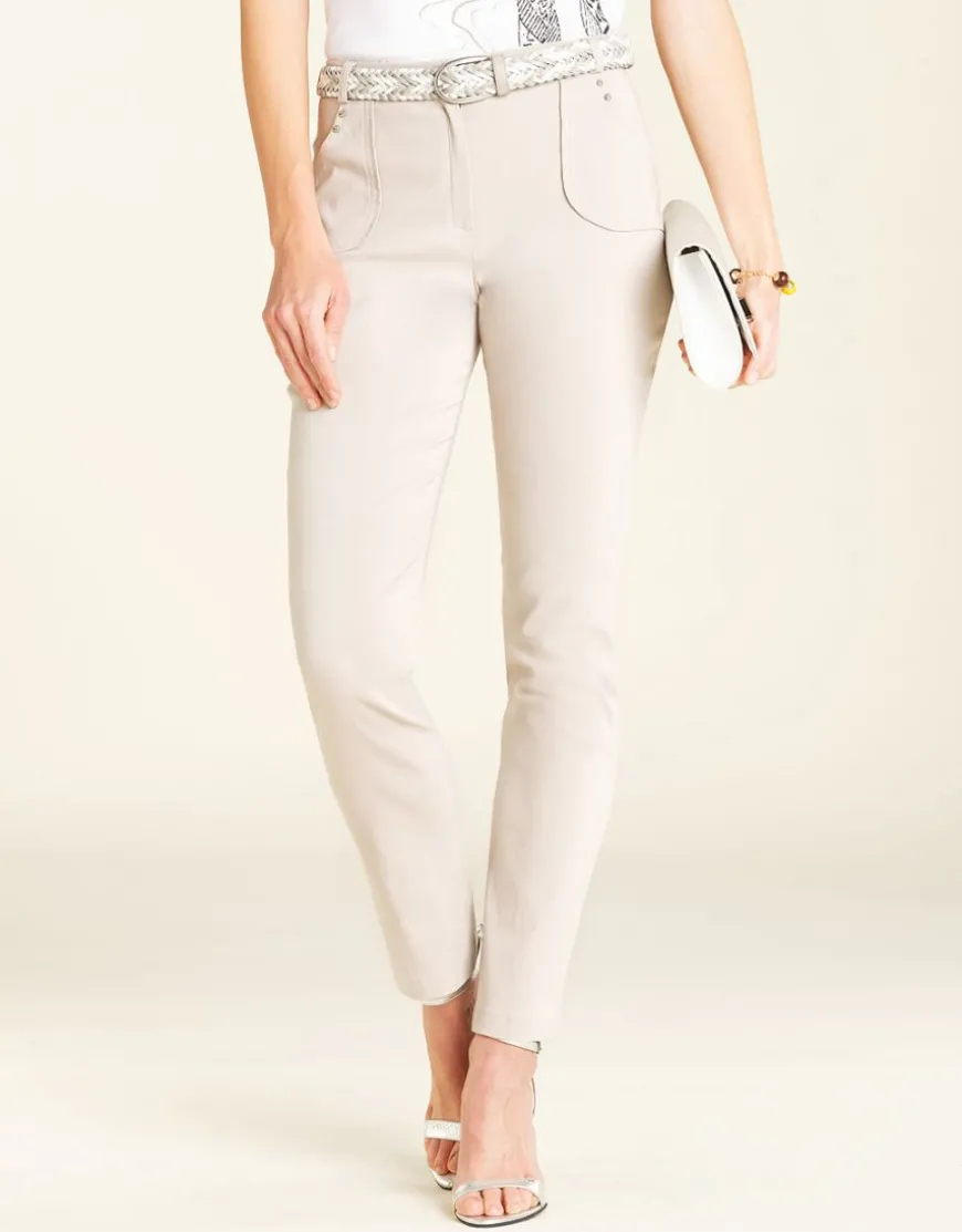 Pantalon 7/8e beige