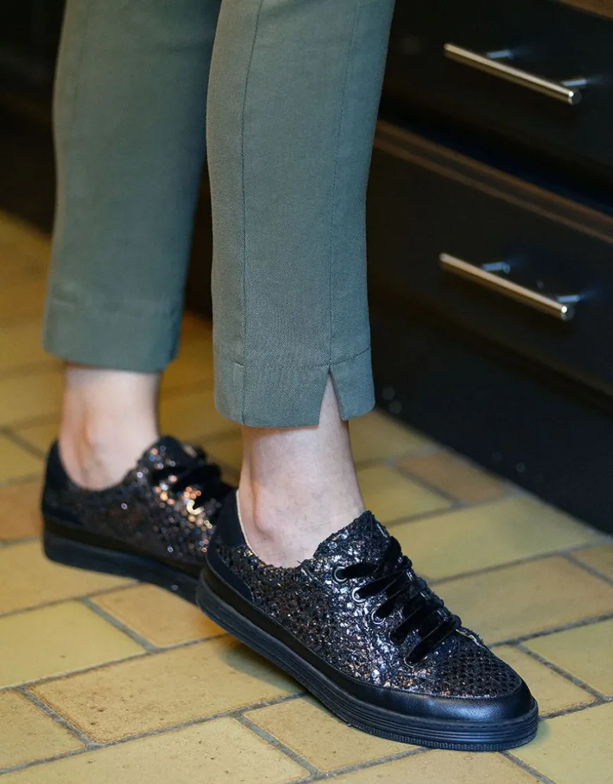 Pantalon 7/8e coton kaki