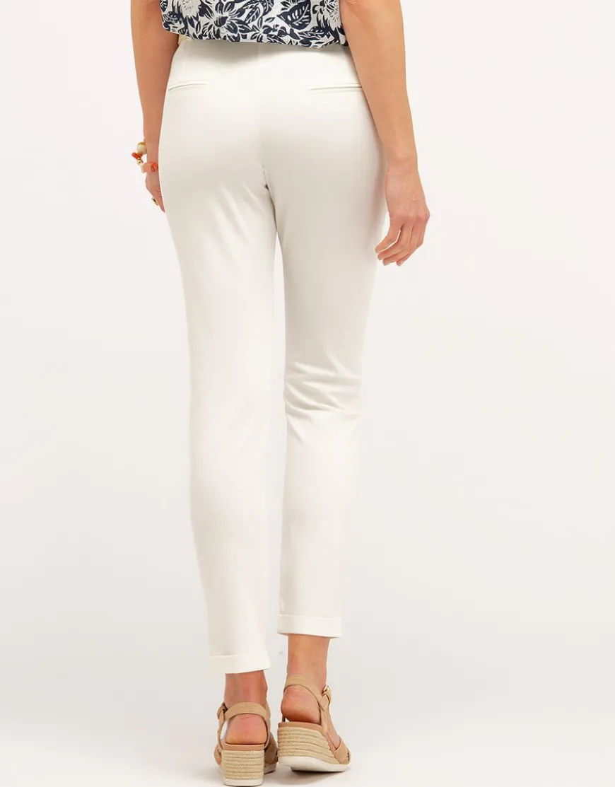 Pantalon jegging écru