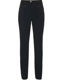 Pantalon noir chic droit