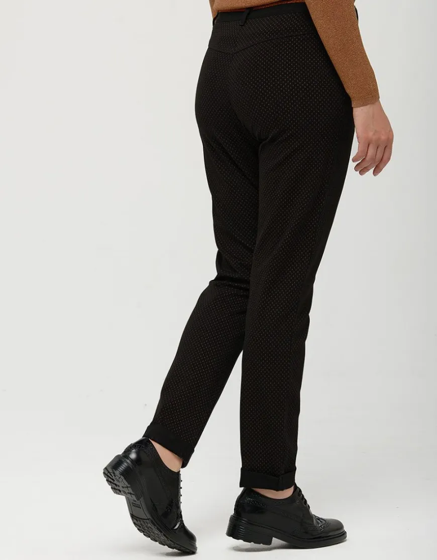 Pantalon noir motifs 7/8e