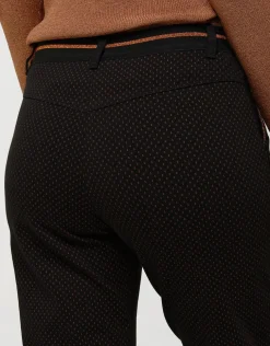 Pantalon noir motifs 7/8e