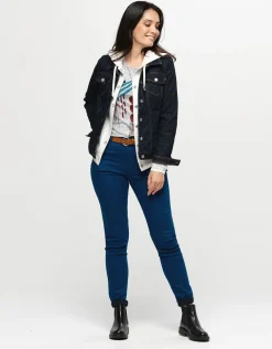 Pantalon slim bleu